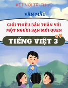 Văn Mẫu Giới Thiệu Bản Thân Cho Bạn Mới Quen (Tiếng Việt 3 KNTT)