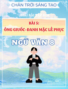 Giải Bài Tập SGK Ngữ Văn 8 Bài 5: Ông Giuốc-đanh Mặc Lễ Phục - Chân Trời Sáng Tạo (Đáp án chuẩn nhất)