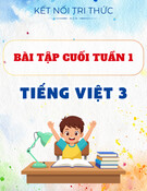 Bài Tập Cuối Tuần Tiếng Việt 3 Kết Nối Tri Thức (Có Đáp Án) - Giải Chi Tiết
