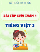 Bài Tập Cuối Tuần Tiếng Việt 3 - Kết Nối Tri Thức (Kèm đáp án chuẩn nhất)