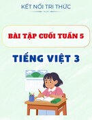 Bài tập cuối tuần Tiếng Việt 3 Kết Nối Tri Thức (kèm đề + đáp án chi tiết)