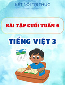 Bài Tập Cuối Tuần 6 Tiếng Việt 3 Kết Nối Tri Thức (Giải Chi Tiết)