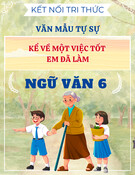 Văn mẫu lớp 6 - Kết nối tri thức - Kể về một việc tốt em đã làm