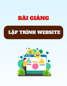 Bài giảng Lập trình website ThS. Trần Thịnh Mạnh Đức