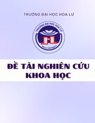 Vận dụng dạy học theo góc trong dạy học chủ đề “Vật sống”, môn khoa học tự nhiên lớp 7: Đề tài nghiên cứu khoa học cấp cơ sở