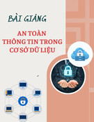 Thiết kế an toàn cơ sở dữ liệu: Bài giảng An toàn thông tin trong cơ sở dữ liệu, Chương 3