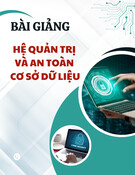 Tổng quan về các hệ quản trị cơ sở dữ liệu: Bài giảng Hệ quản trị và an toàn cơ sở dữ liệu, Chương 1