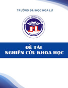 Đề tài nghiên cứu khoa học: Bước đầu nghiên cứu sự sinh trưởng của ếch Thái Lan (Rana tigerina tigrina) nuôi trong bể bạt tại xã Yên Quang, huyện Ý Yên, tỉnh Nam Định