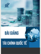 Thuế quan và liên minh thuế quan trong Tài chính quốc tế - Bài giảng Chương 8