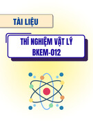 Thí nghiệm Vật lí (BKEM-012): Tài liệu [Mô tả/Hướng dẫn/Bài tập,...]