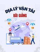Hành lang kinh tế Việt Nam: Bài giảng Địa lý vận tải Chương 8
