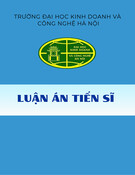 Giải pháp tài chính phát triển doanh nghiệp nhỏ và vừa trên địa bàn thành phố Hải Phòng: Luận án Tiến sĩ