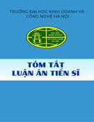 Tóm tắt Luận án Tiến sĩ: Giải pháp tài chính phát triển doanh nghiệp nhỏ và vừa trên địa bàn thành phố Hải Phòng